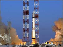 Russian Proton-M rocket blasts into space at Kazakhstan's Baikonur cosmodrome 