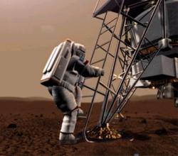 Scientists hope that a 500-day isolation study in Russia will help them plan future flights to Mars (Illustration: ESA)